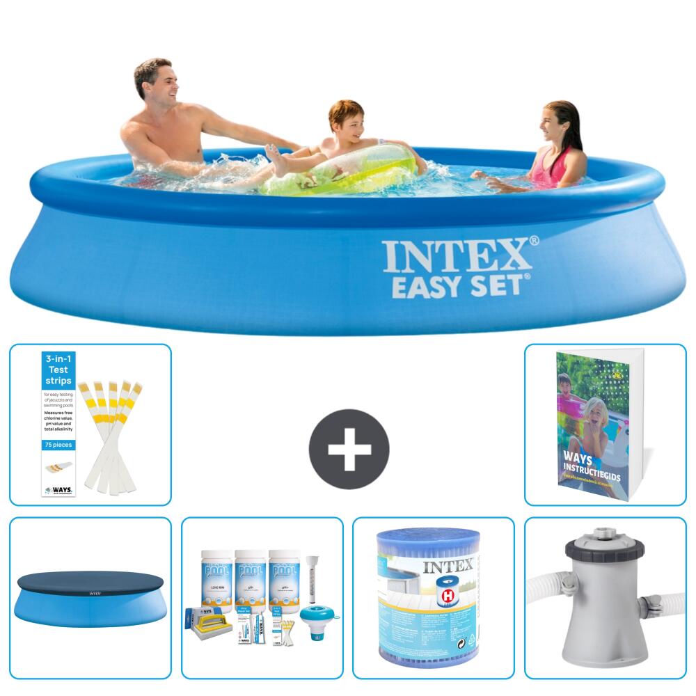 INTEX Basen Easy Set Okrągły - 305x61 cm - 7-częściowy S34