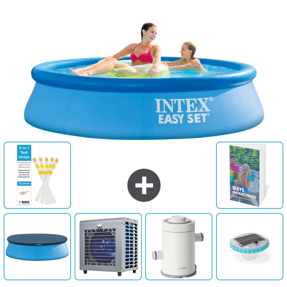 INTEX Basen Easy Set Okrągły - 244x61 cm - 7-częściowy S1
