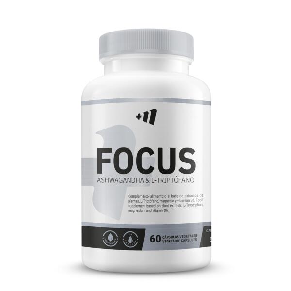 Focus (Ashwagandha z L-tryptofan) - 60 kapsułek roślinnych MASMUSCULO