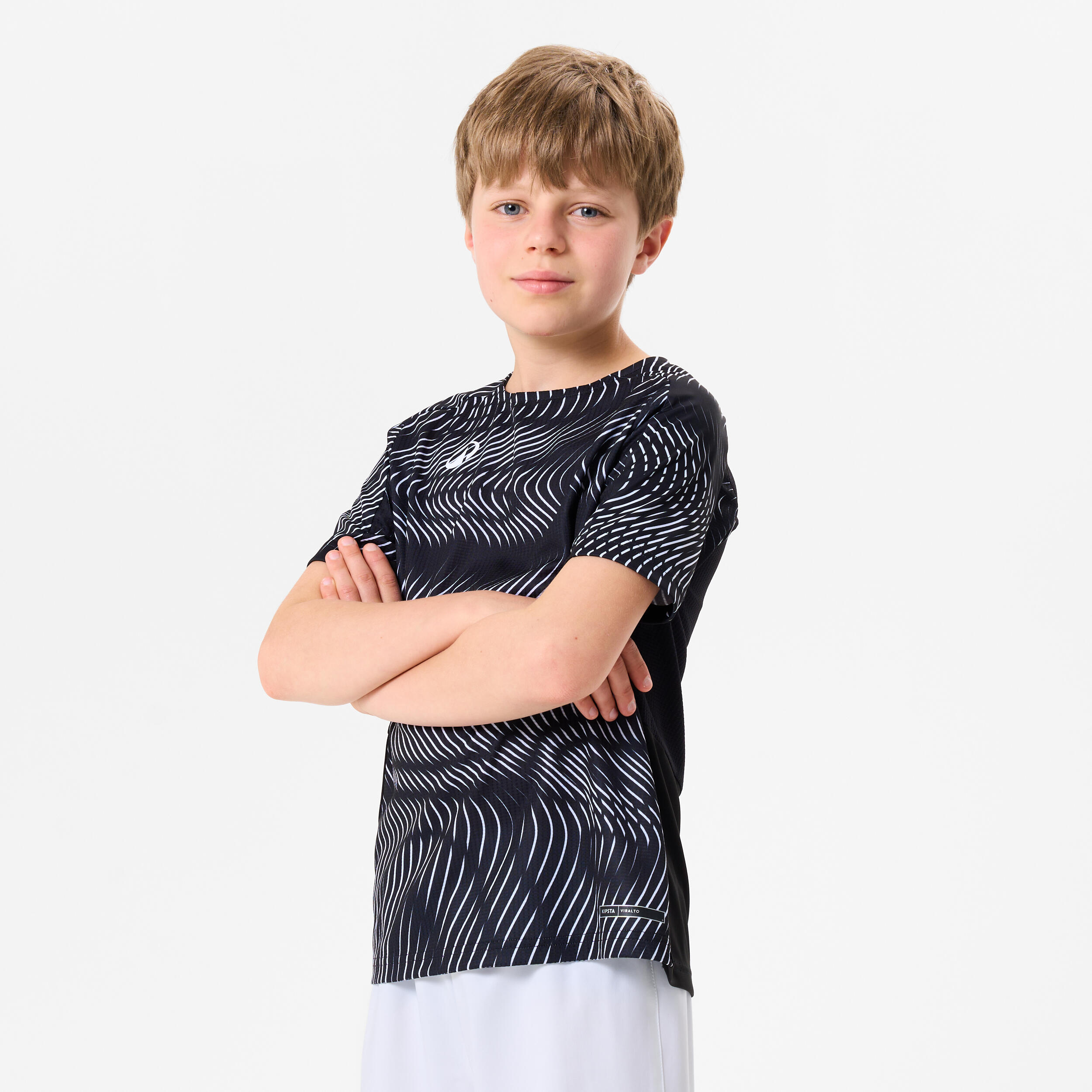 Koszulka piłkarska dla dzieci Kipsta Club Wavy