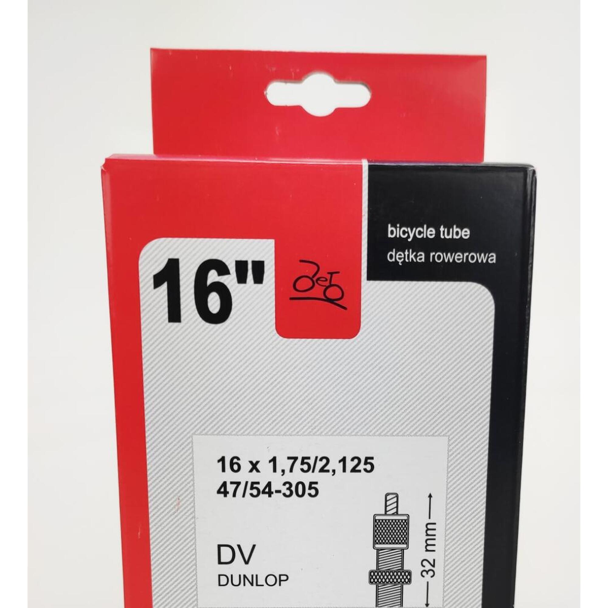 Dętka JET 16x1 75/2 125 DV-32mm