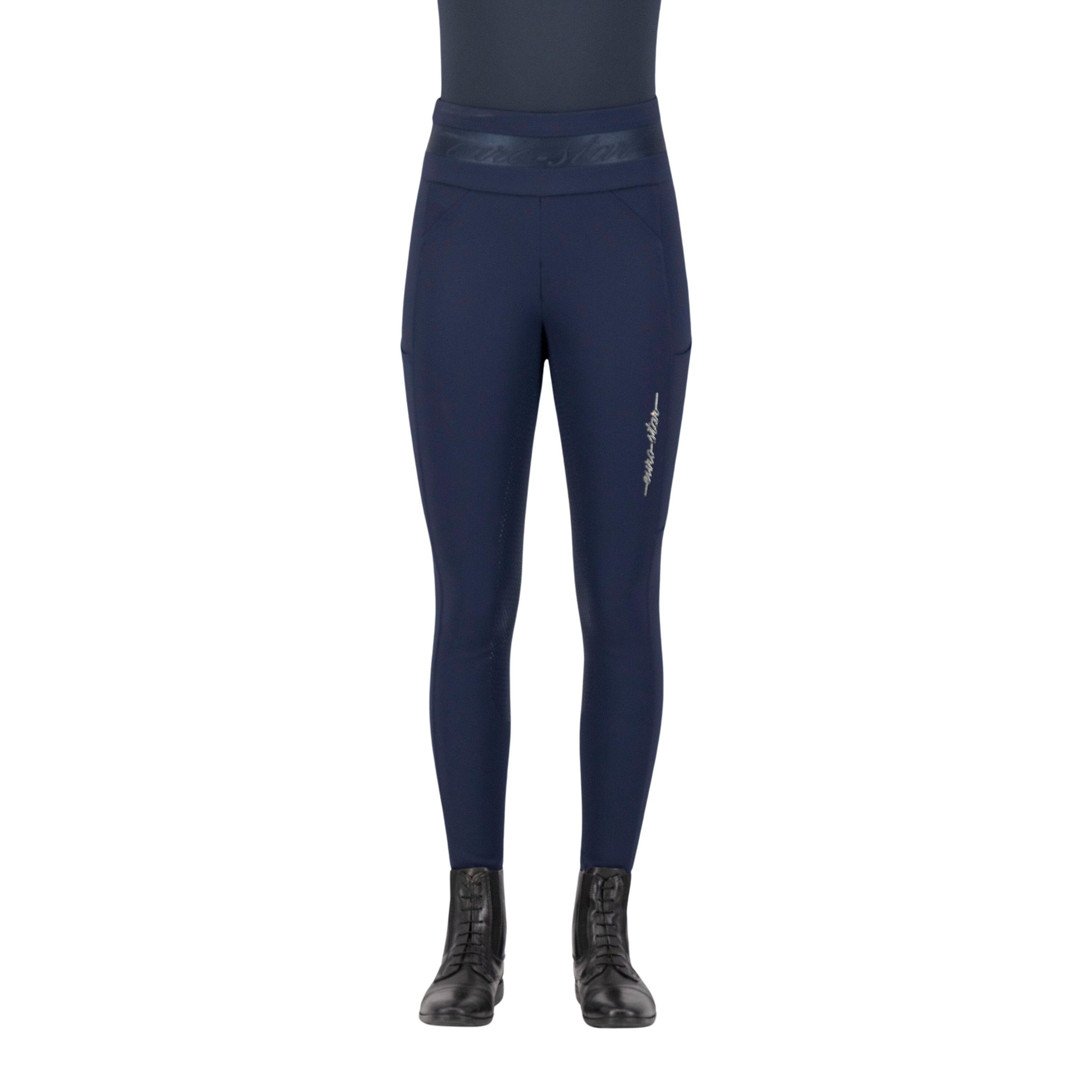 Damskie legginsy jeździeckie z pełną przyczepnością Euro-Star Impress