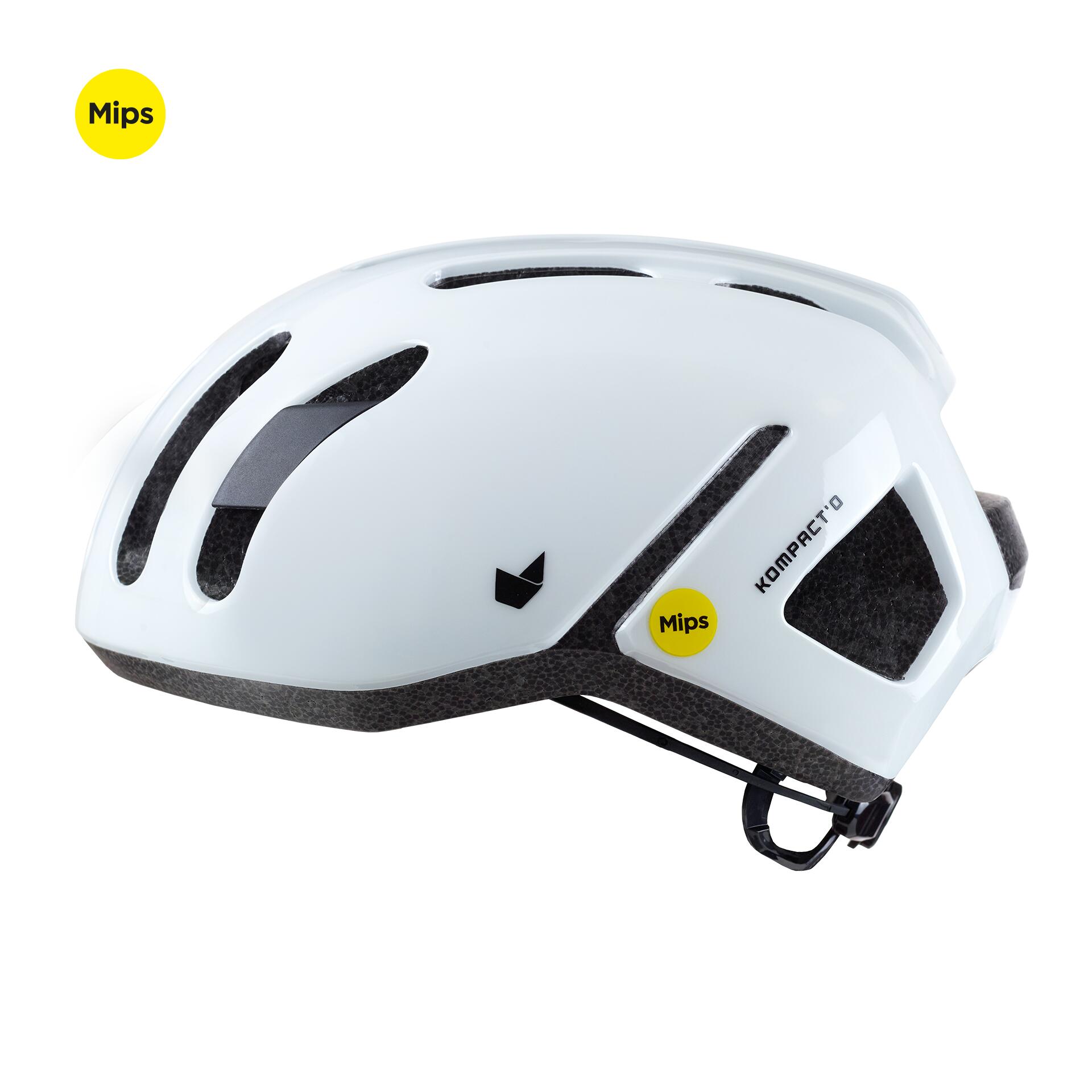 Catlike Kompacto II – Uniwersalny Kask Unisex Biały Połysk L
