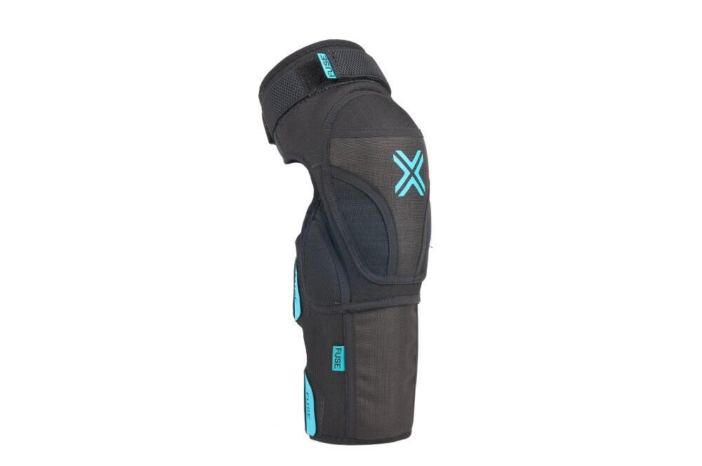 Orteza na kolano Fuse Echo 75 - BMX - dla dorosłych - czarno-niebieska ała