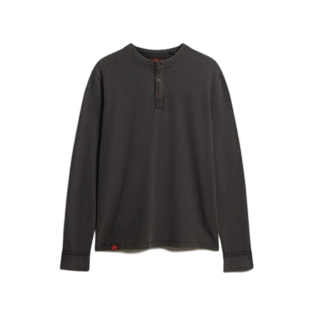 Koszulka z długim rękawem Superdry Vintage Textured Grandad