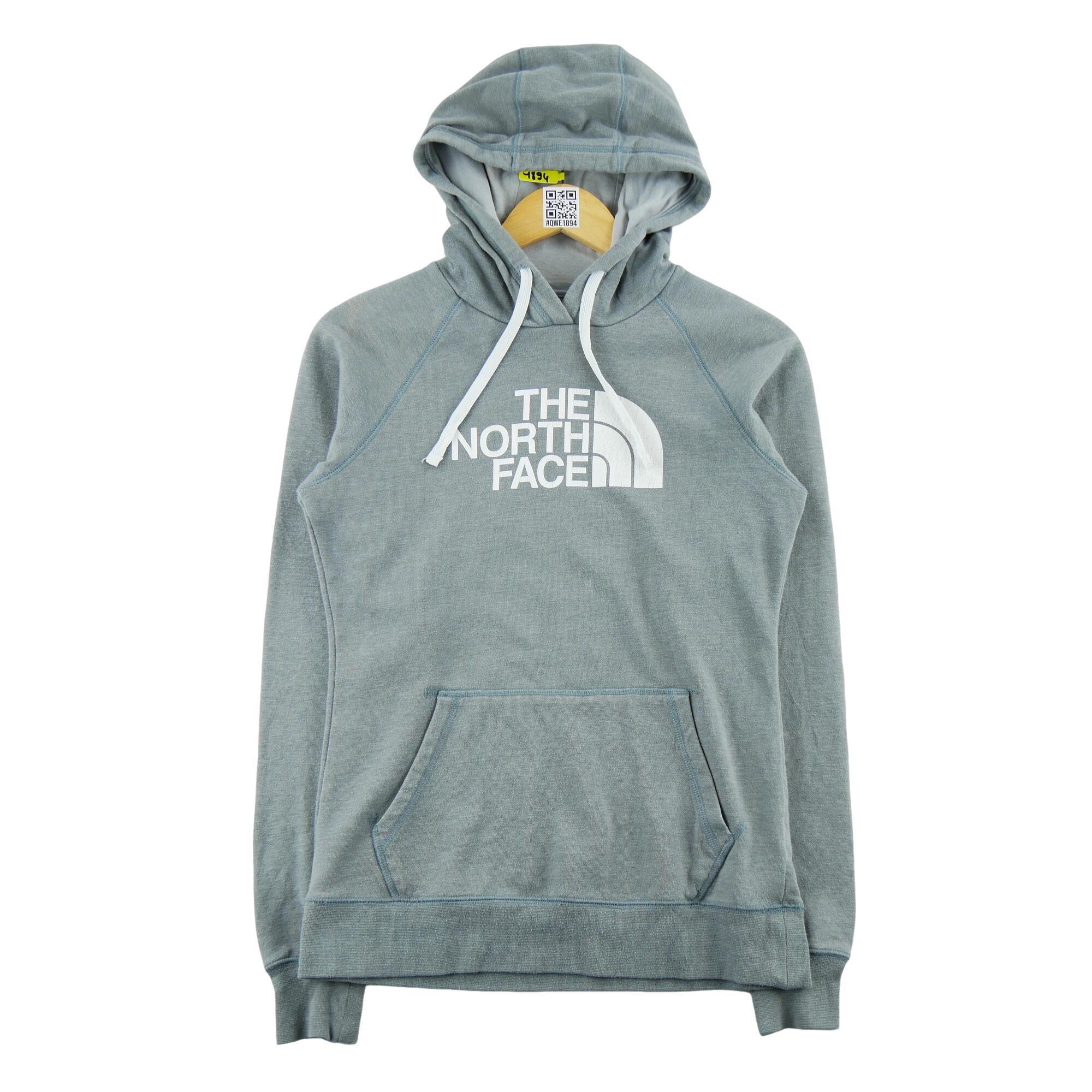 Second life - Bluza damska z kapturem The North Face szara - Stan dobry