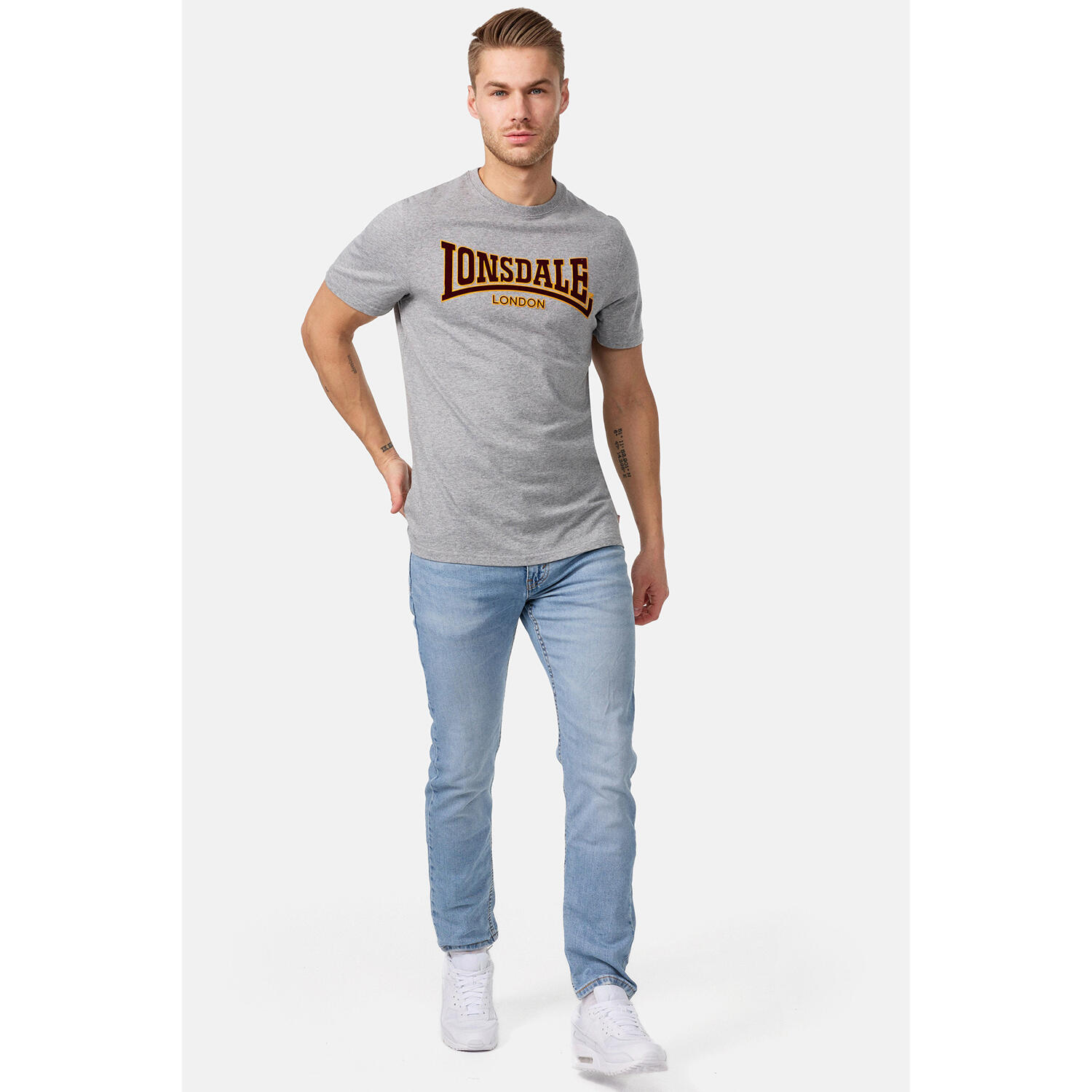 T-shirt o wąskim kroju Lonsdale Classic