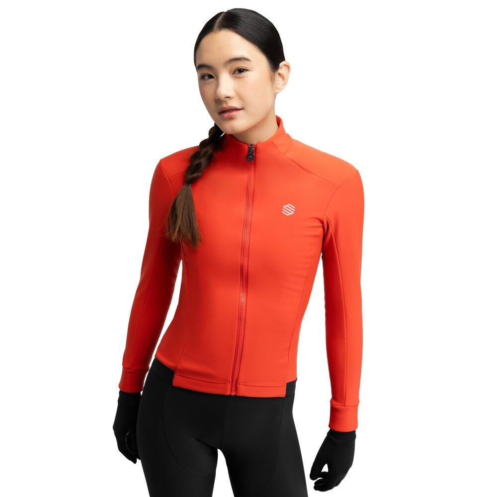 Damska kurtka rowerowa softshell Kolarstwo Siroko J1-W Plange