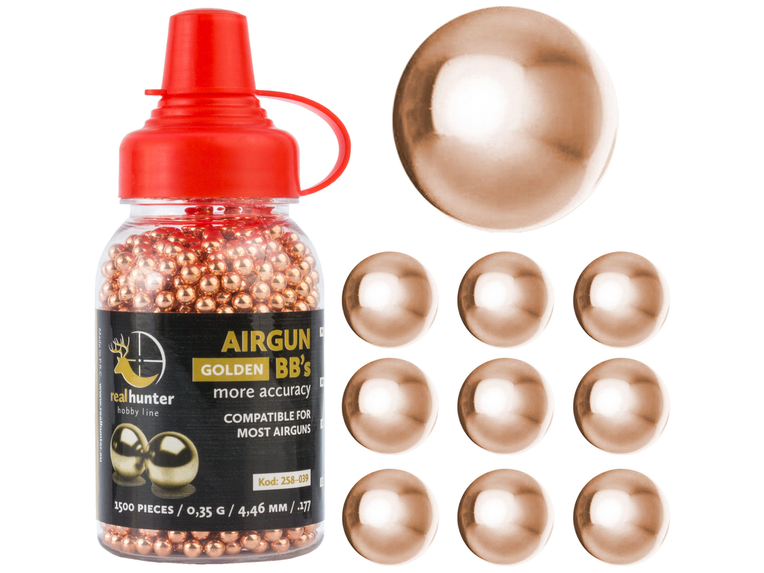 Śrut BBs RazorGun Golden 4,46 mm 1500 szt.