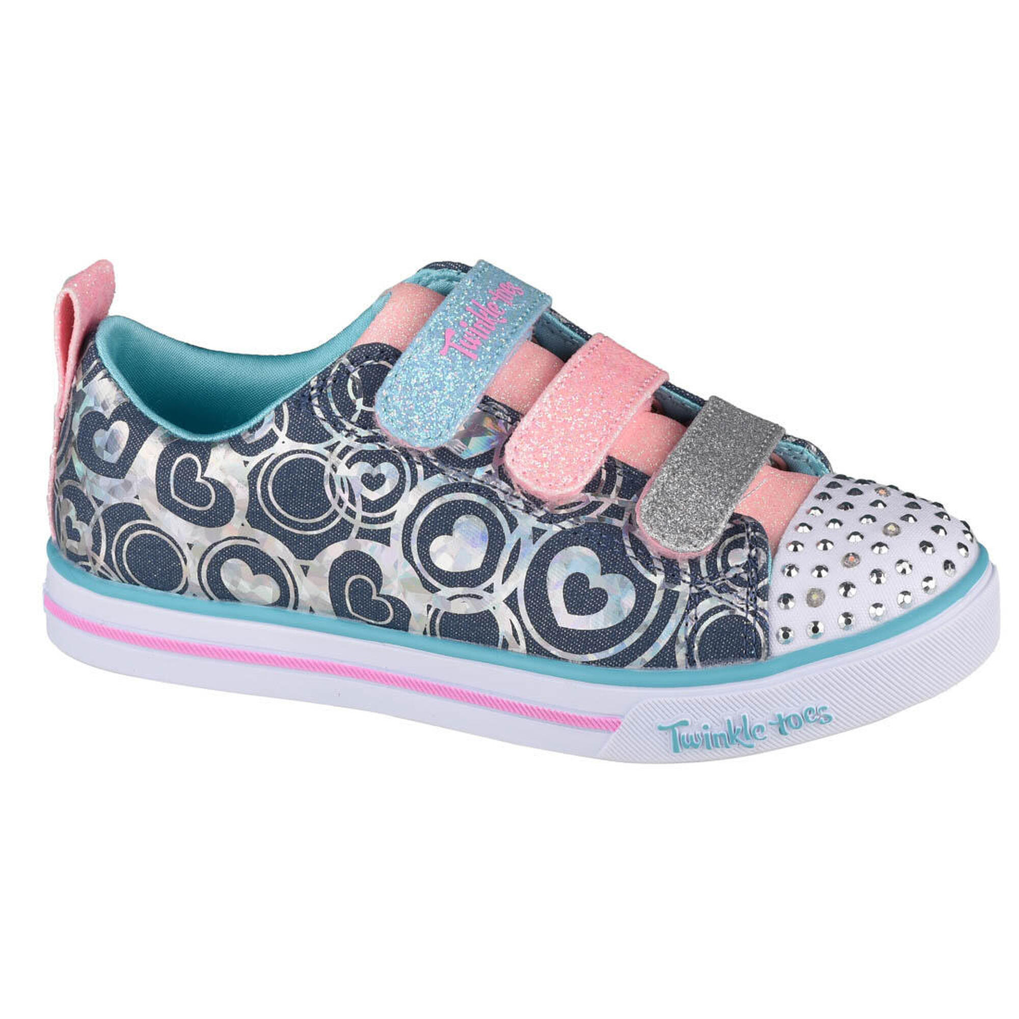 Buty do chodzenia dziewczęce Skechers Sparkle Lite Heartsland