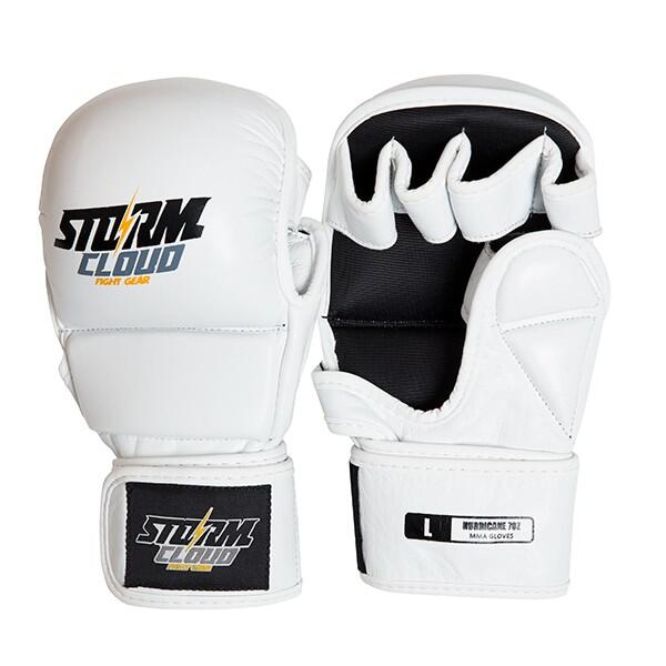Rękawice MMA StormCloud Hurricane 2 Sparingowe Białe 7oz XL