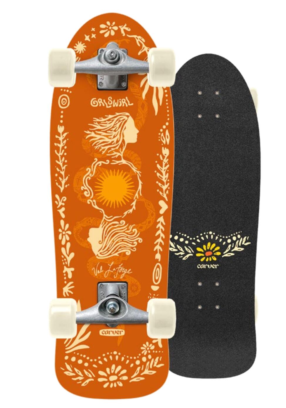 Complete Surfskate - Grlswirl Val Laforge Sunflower CX 31 - Carver