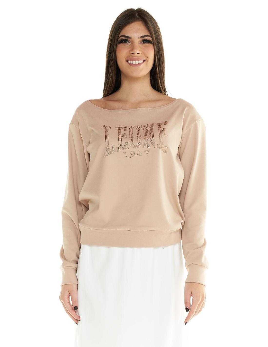 Damski sweter z okrągłym dekoltem Winter Chic Boxing