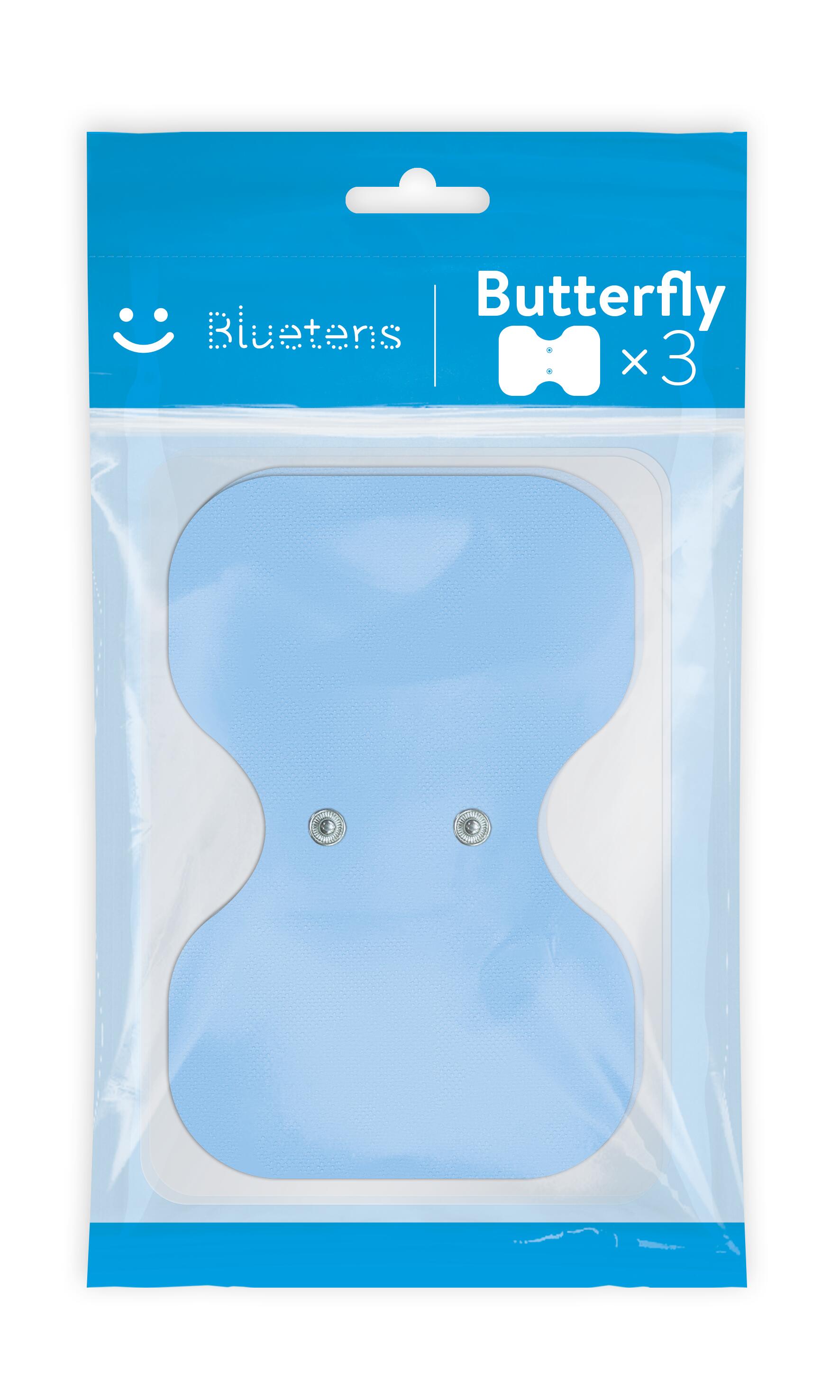 Zestaw 3 elektrod motylkowych do bezprzewodowego klipsa Bluetens Classic