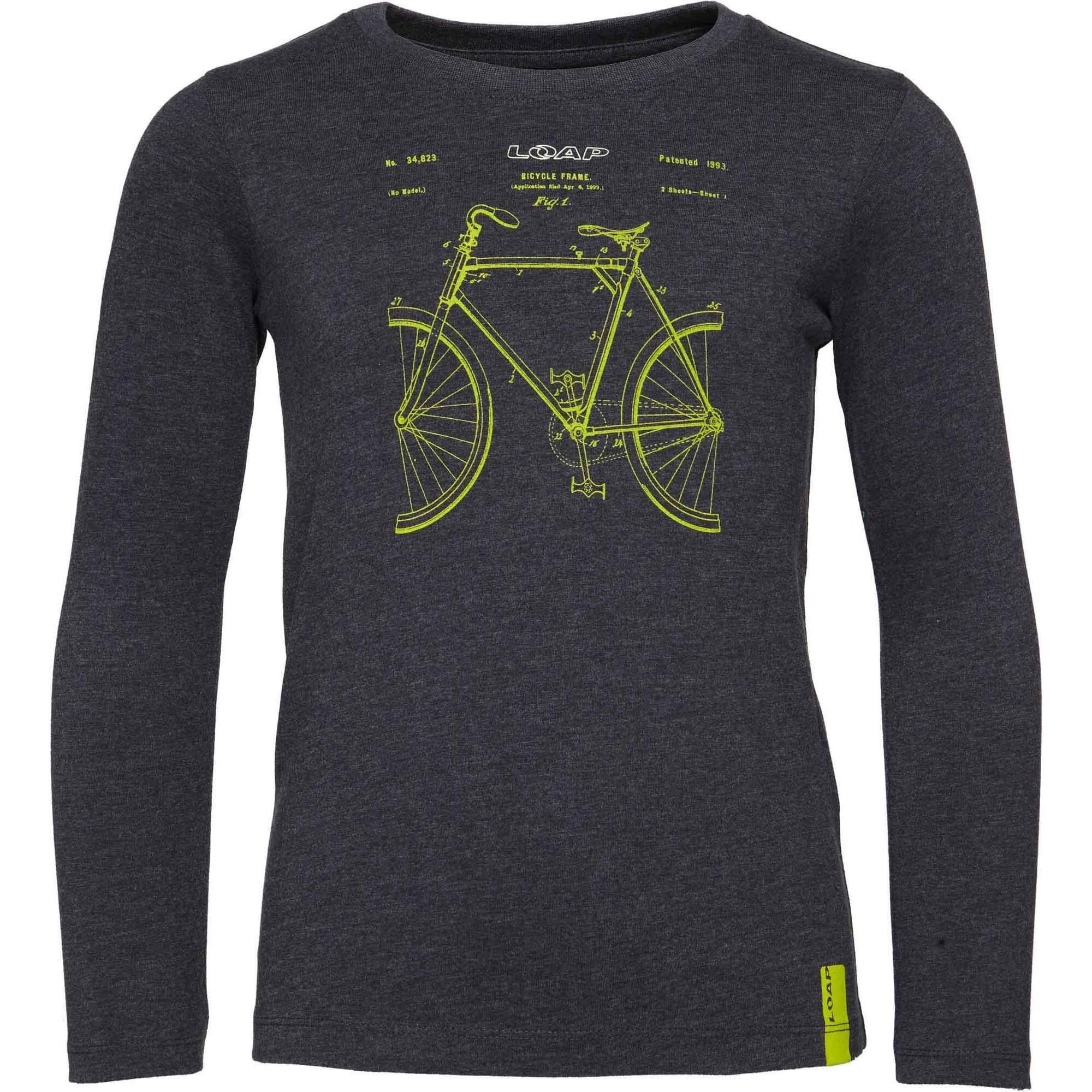 Koszulka z długim rękawem LOAP Buvon chłopięca Dark Blue 134-140