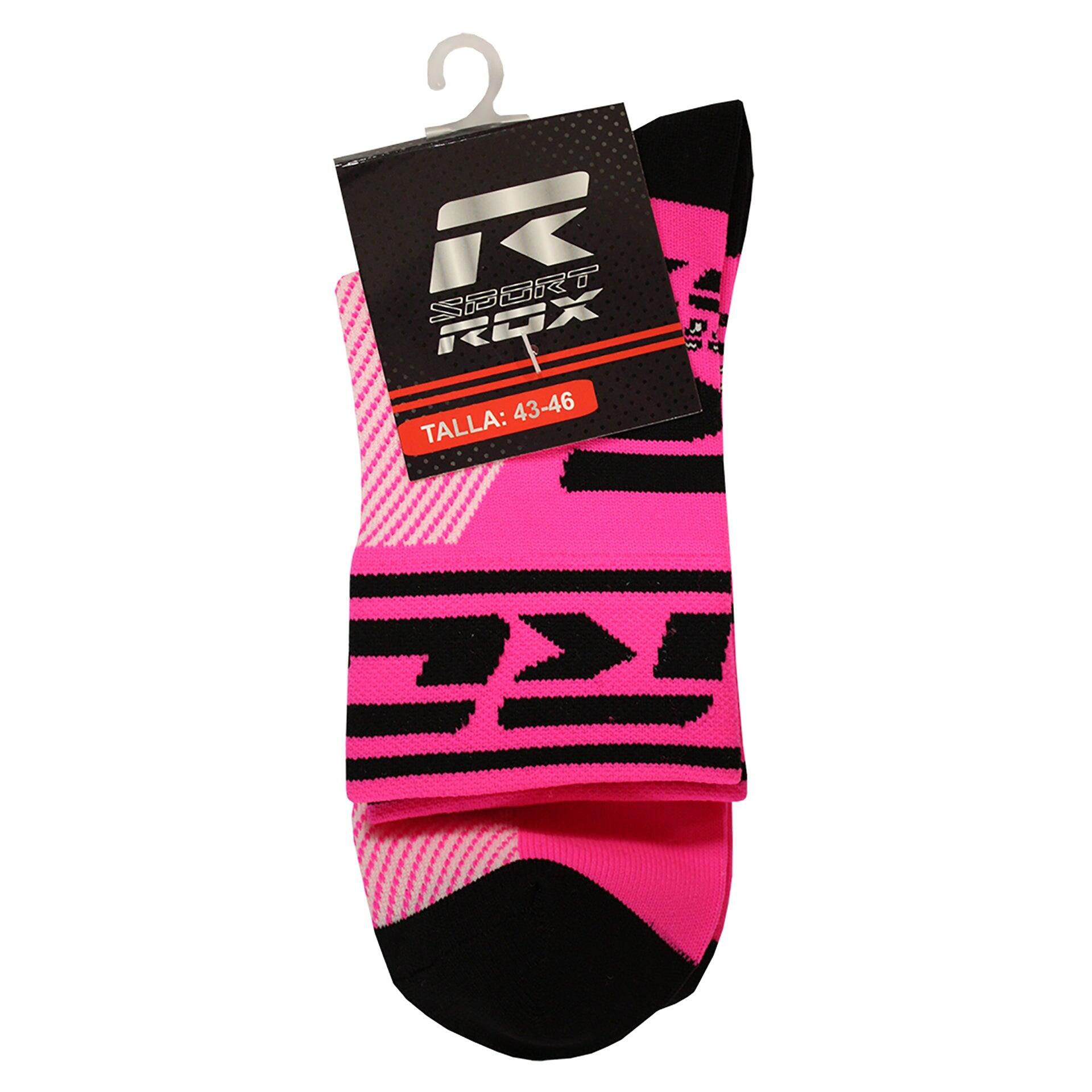 Skarpetki Rox R-running Step Medium Height Rosa Flúor 35-38