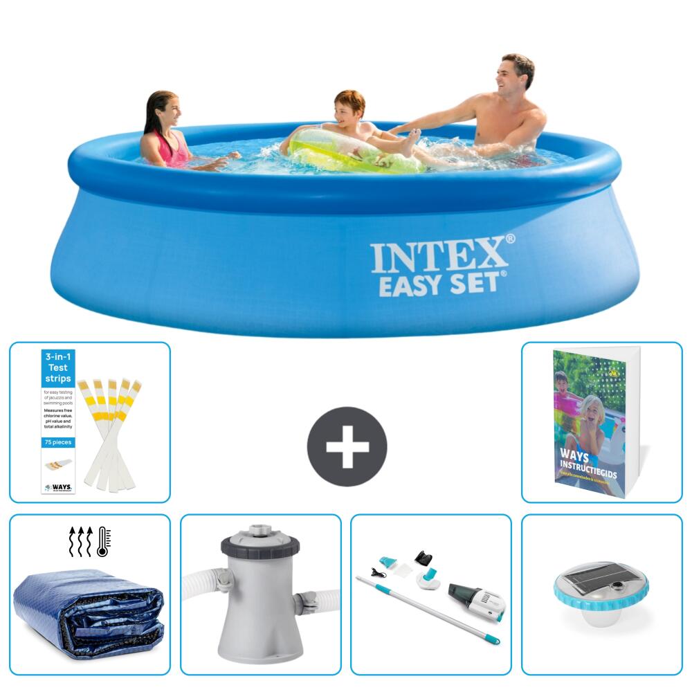 INTEX Basen Easy Set Okrągły - 305x76 cm - 7-częściowy S81