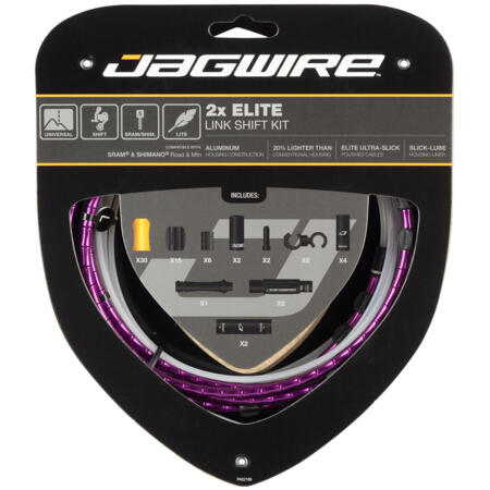 Zestaw linki przerzutki Jagwire 2X Elite
