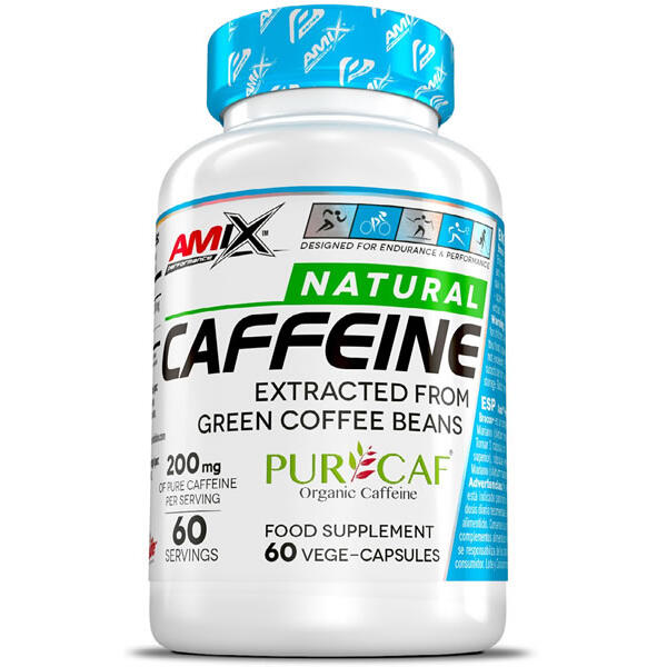 Naturalna kofeina - 60 kapsułek Amix Nutrition