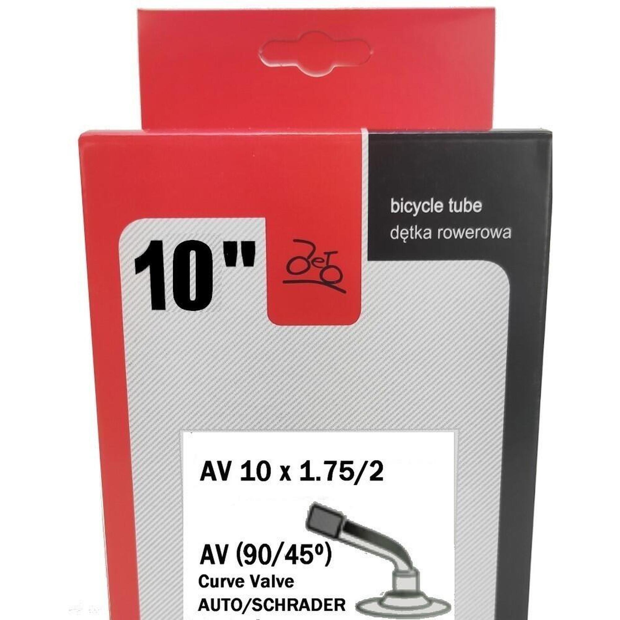 Dętka JET 10x 1.75 x 2 AV40mm 90/45°