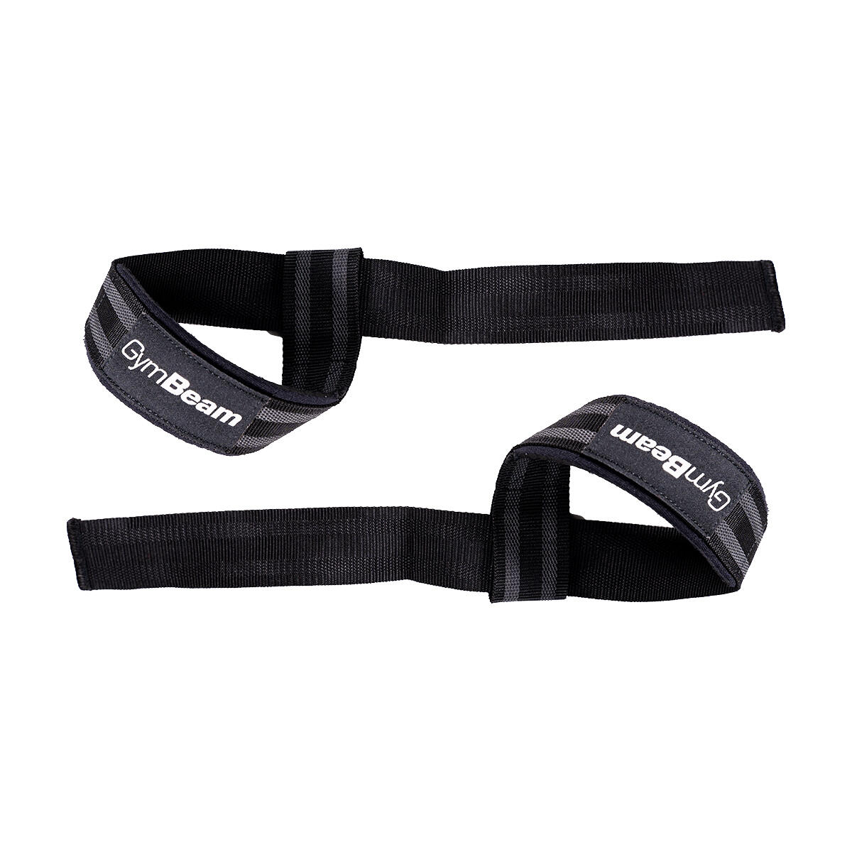 Pasy do podnoszenia ciężarów nylonowe LIFT 60,96 cm czarno-szare
