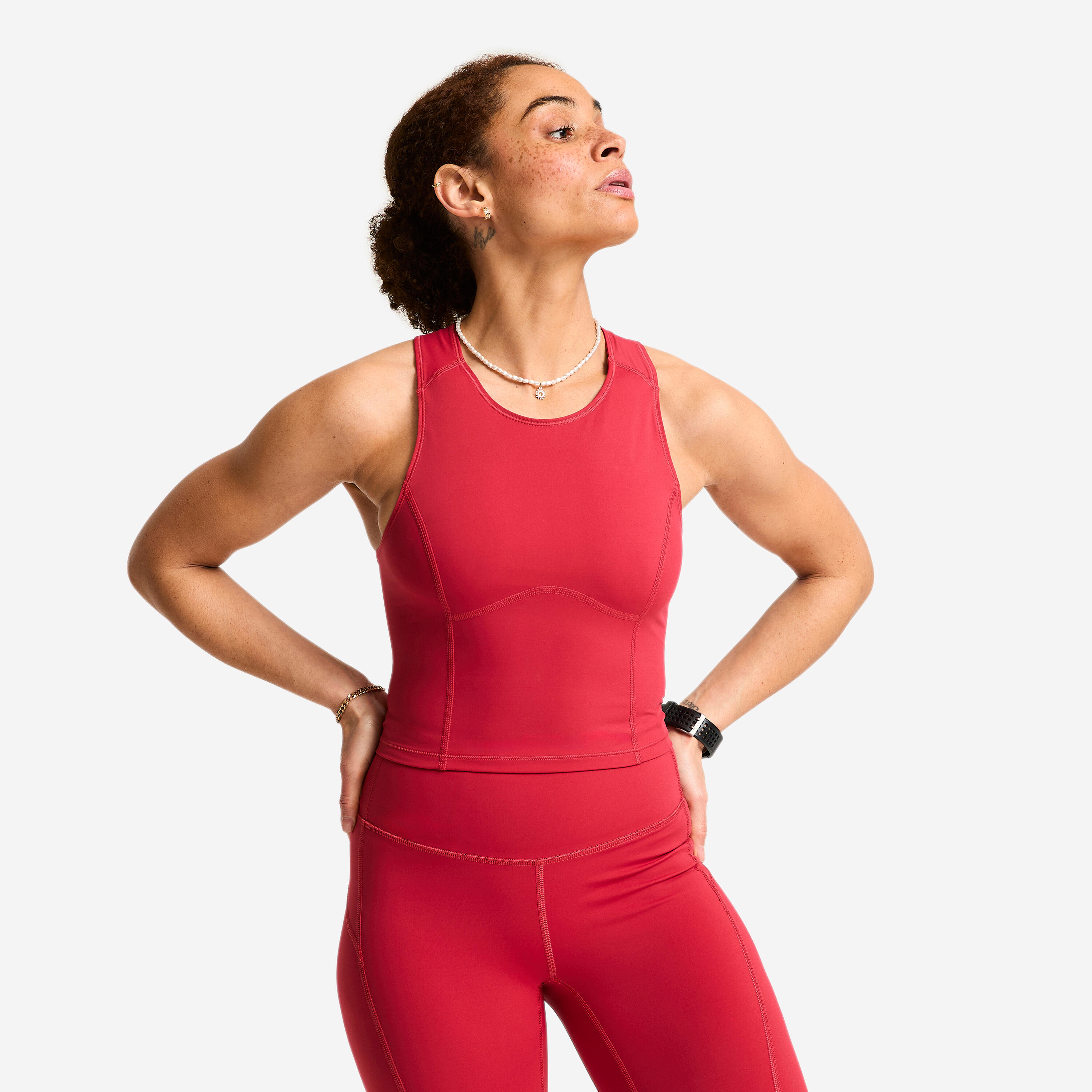 Koszulka fitness damska Domyos bez rękawów