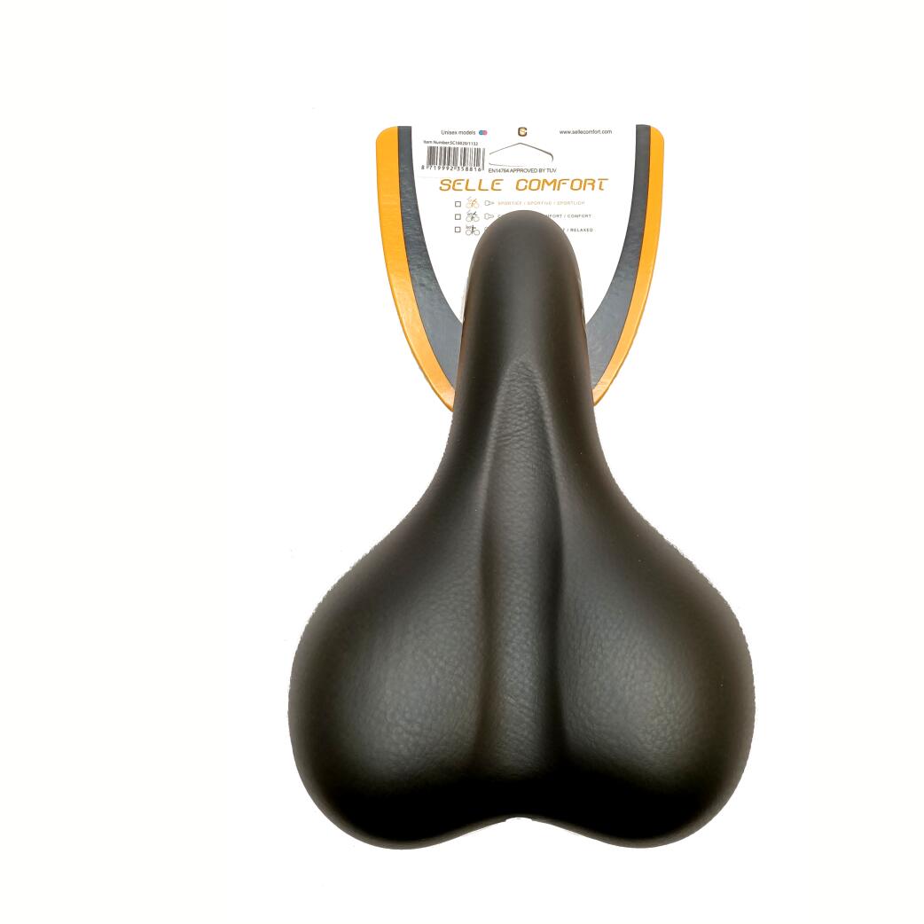 Selle Comfort siodło żelowe czarne bez paska