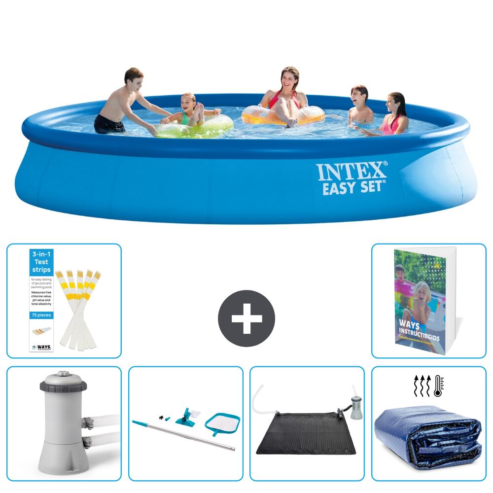 INTEX Basen Easy Set Okrągły - 457x84 cm - 7-częściowy S235