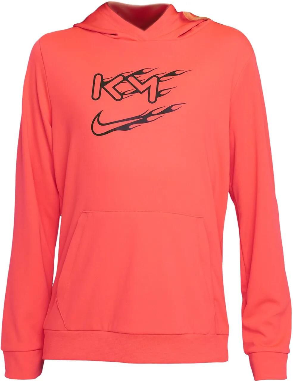 Pomarańczowa bluza z kapturem Nike Dri-fit Kylian Mbappe
