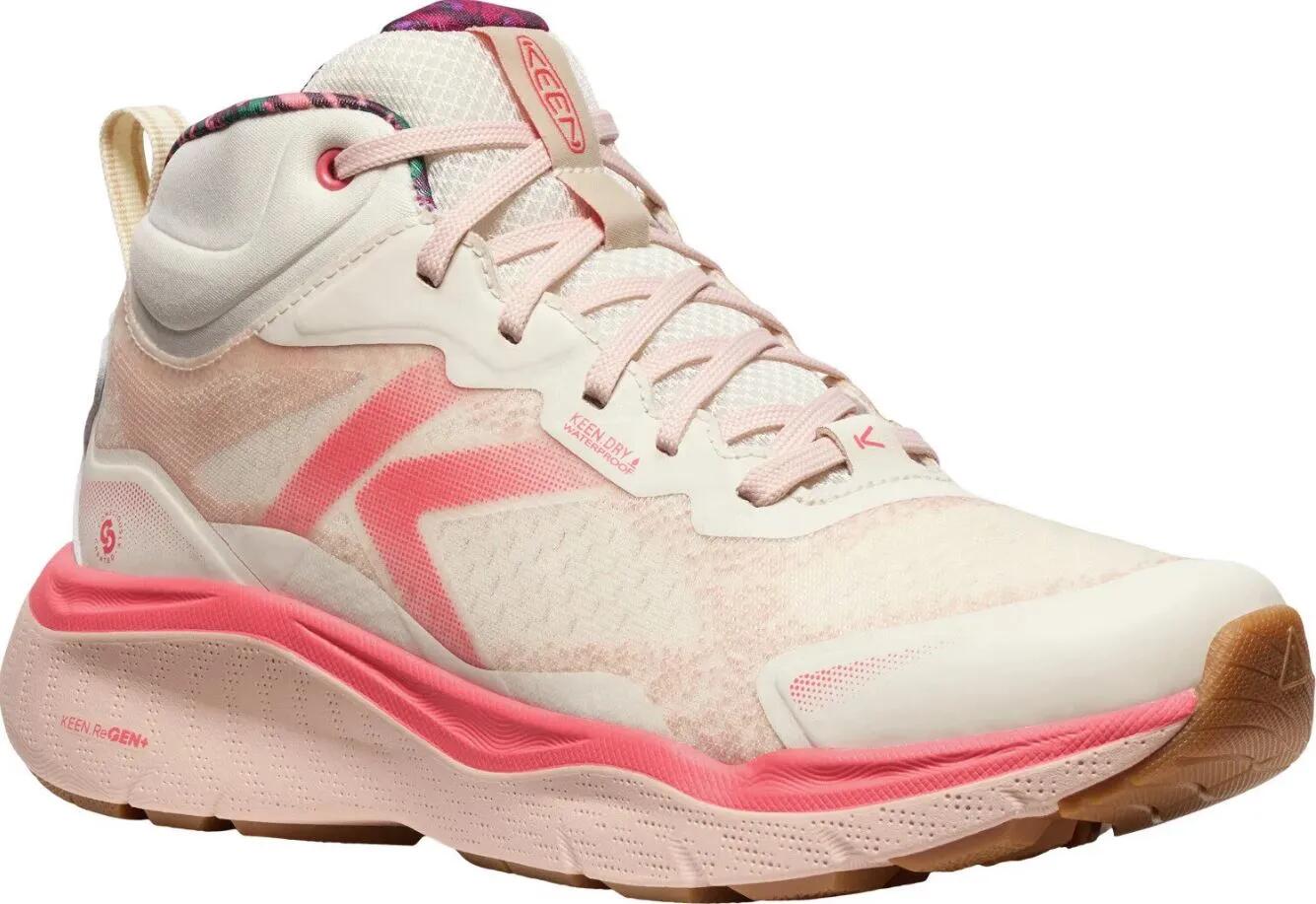 Kobiece buty Keen Leiki Mid WP Birch/Cameo Rose