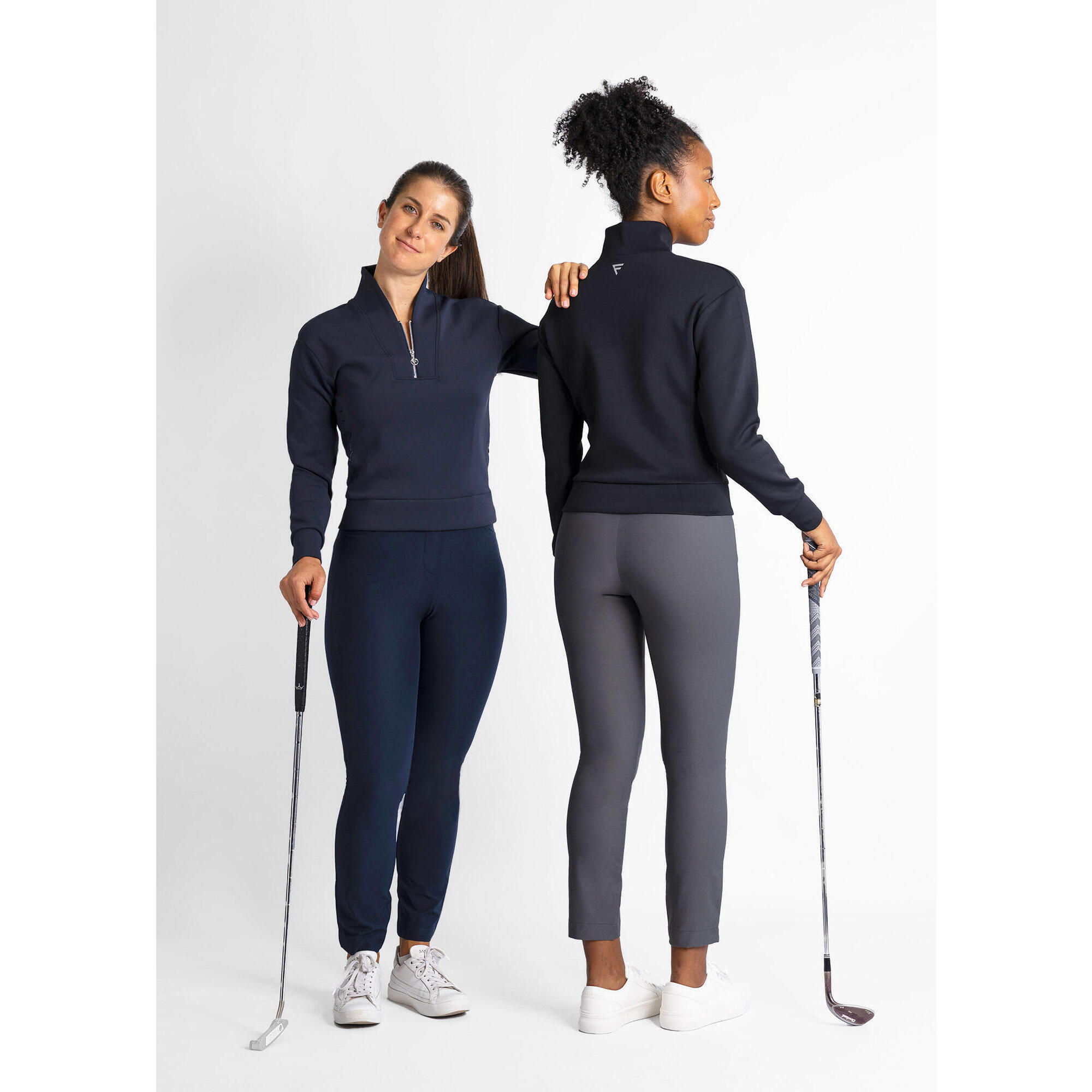 Spodnie golfowe damskie Torrey – Wysoki stan lekkie szybkoschnące
