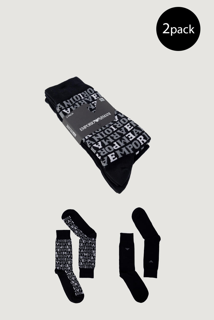 Skarpetki Mężczyzna EMPORIO ARMANI CONNECTED 2PACK