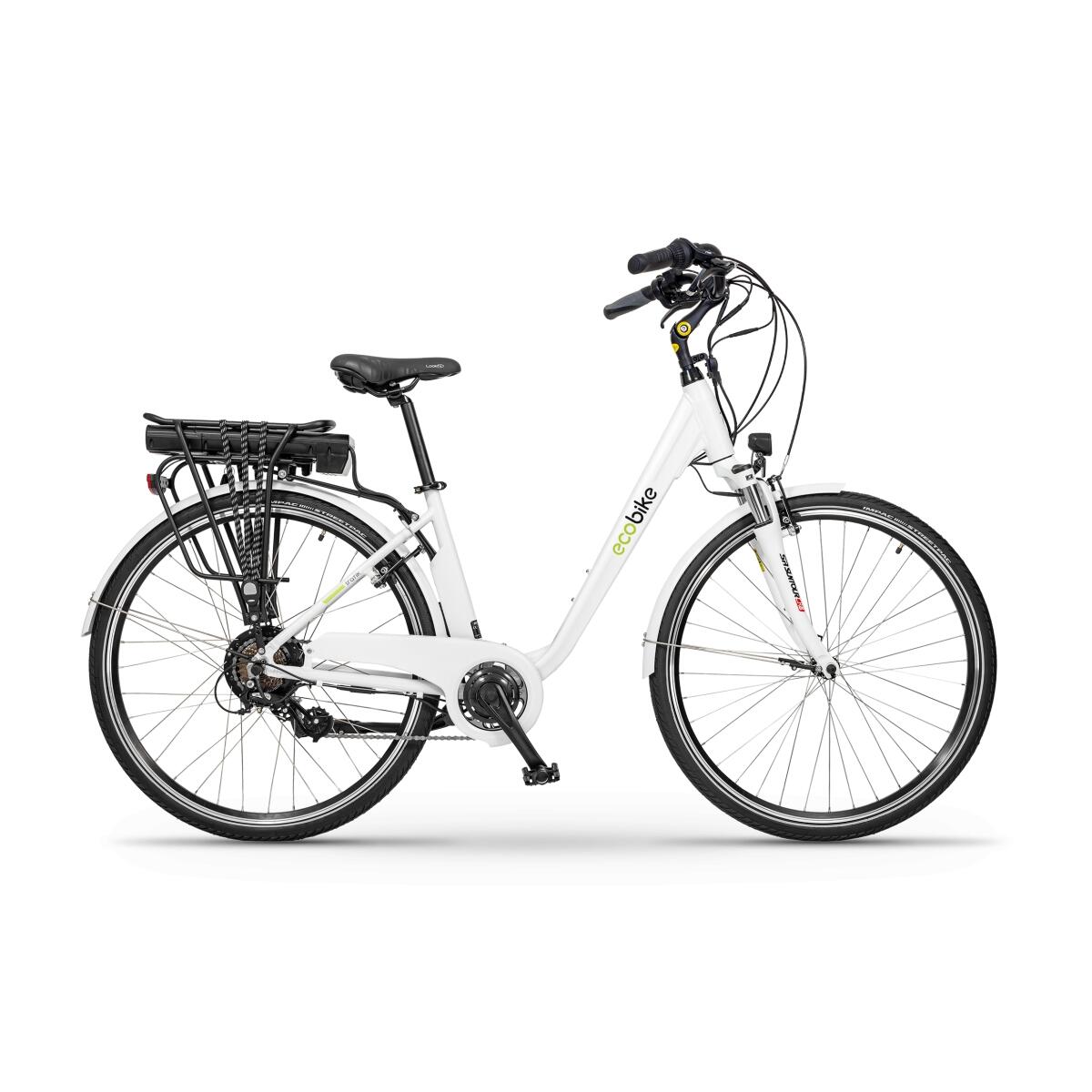 Ecobike rower elektryczny Traffic D 28 17 white z baterią 17,5 Ah