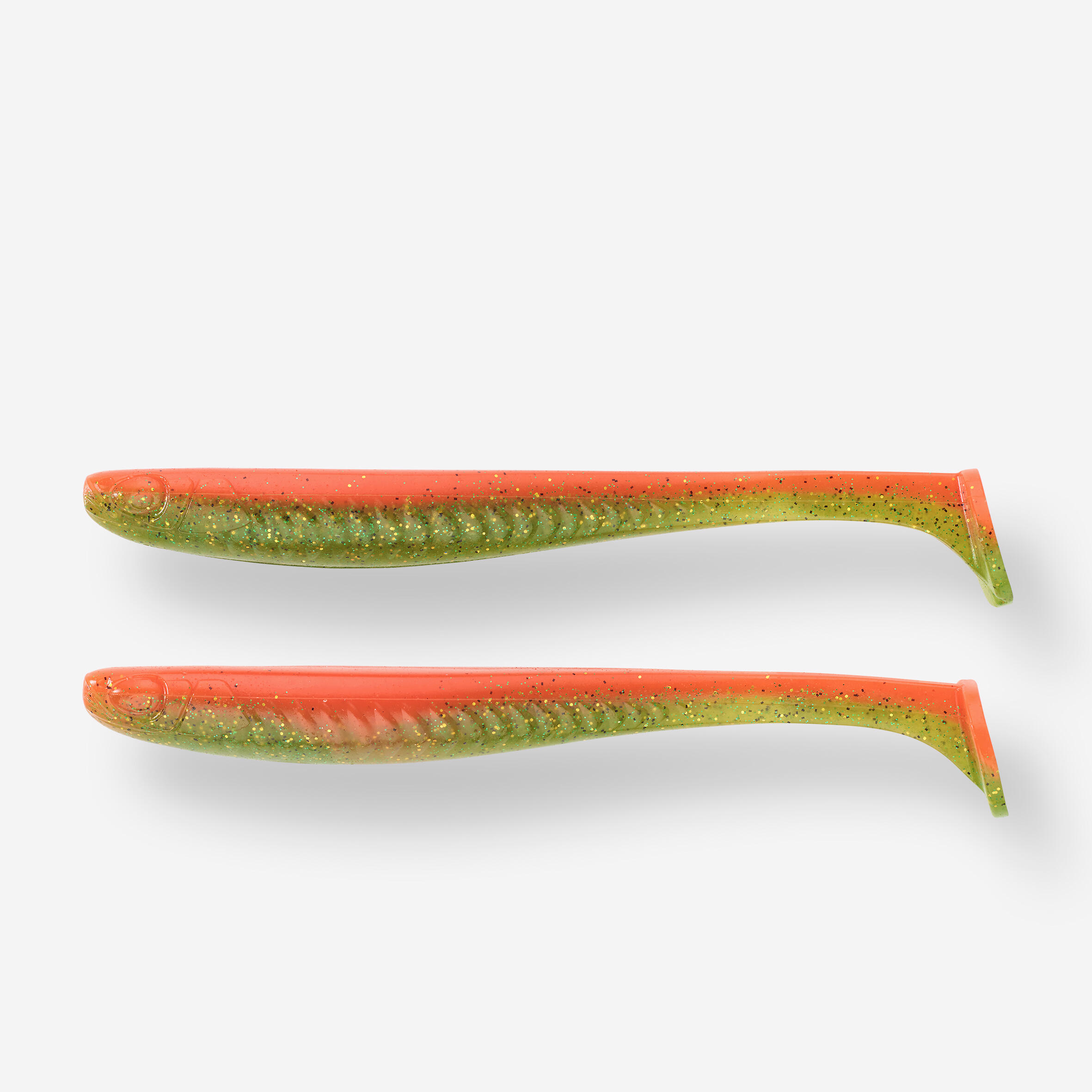 Przynęta miękka nasączona atraktorem Caperlan Yubari FatShad 20 cm-8 orange