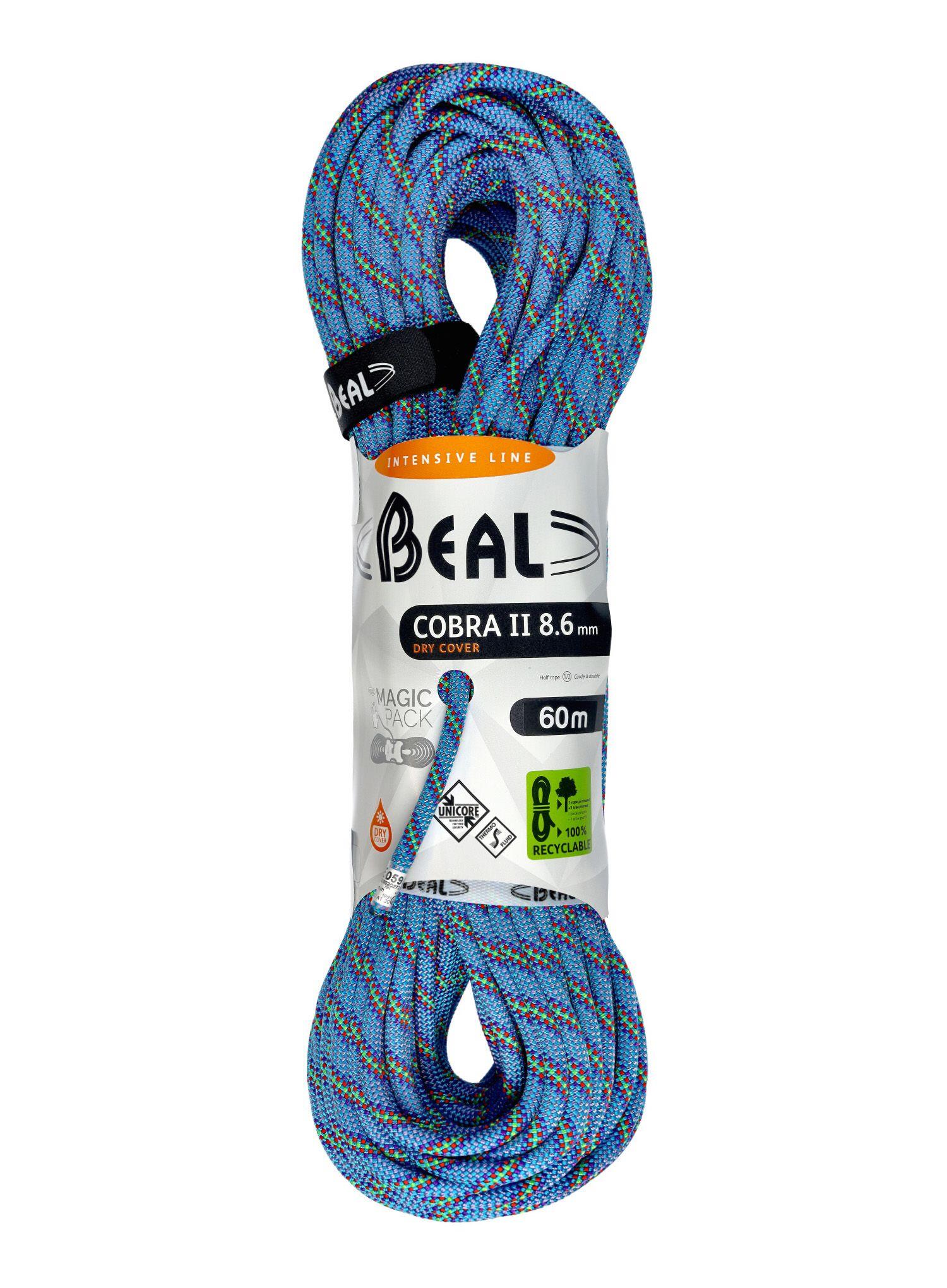 Lina dynamiczna Beal Cobra Unicore Dry Cover 8,6 mm 60 m