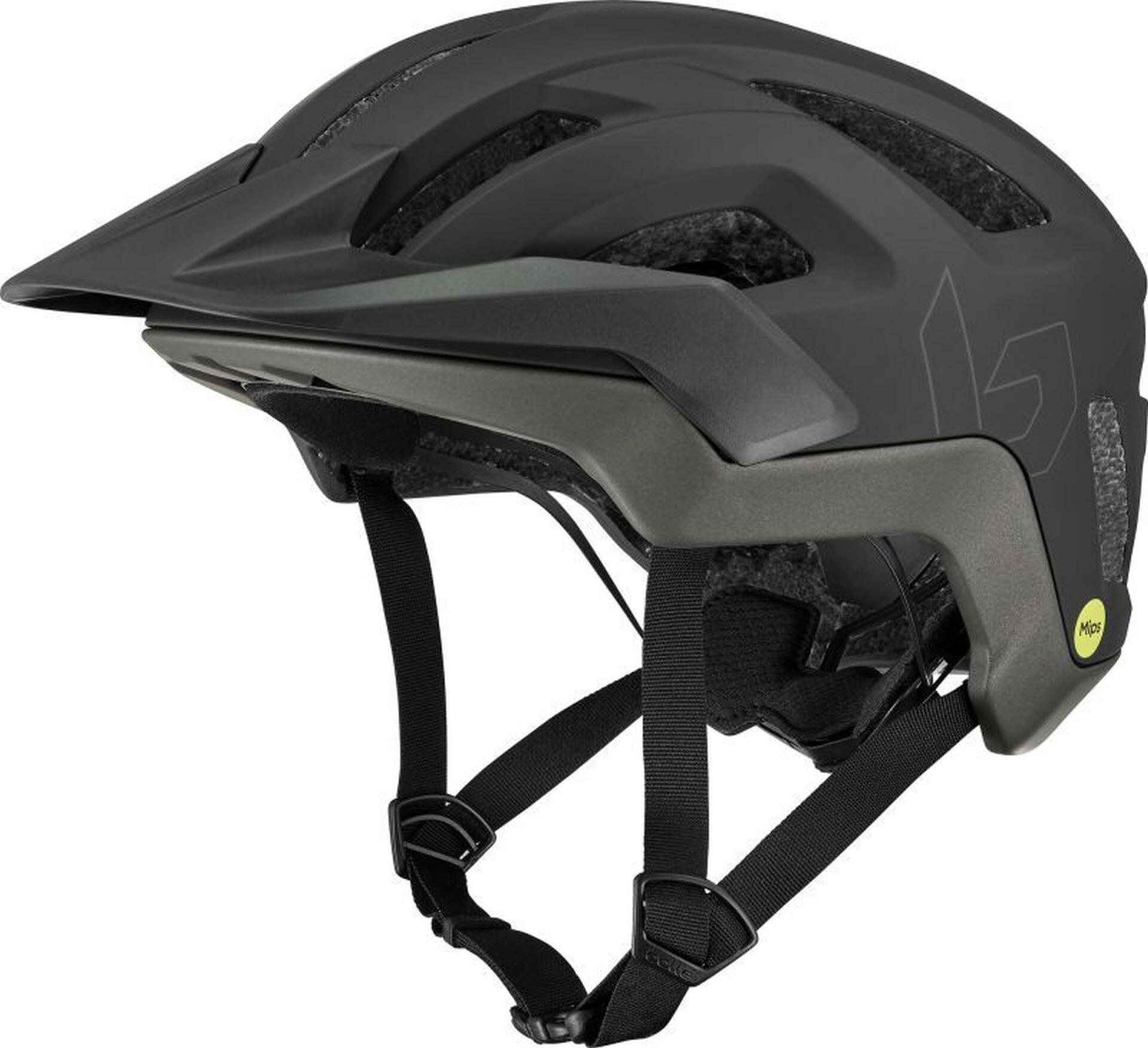 Kask rowerowy MTB „Eco Adapt Mips”, kolor czarny matowy mineralny