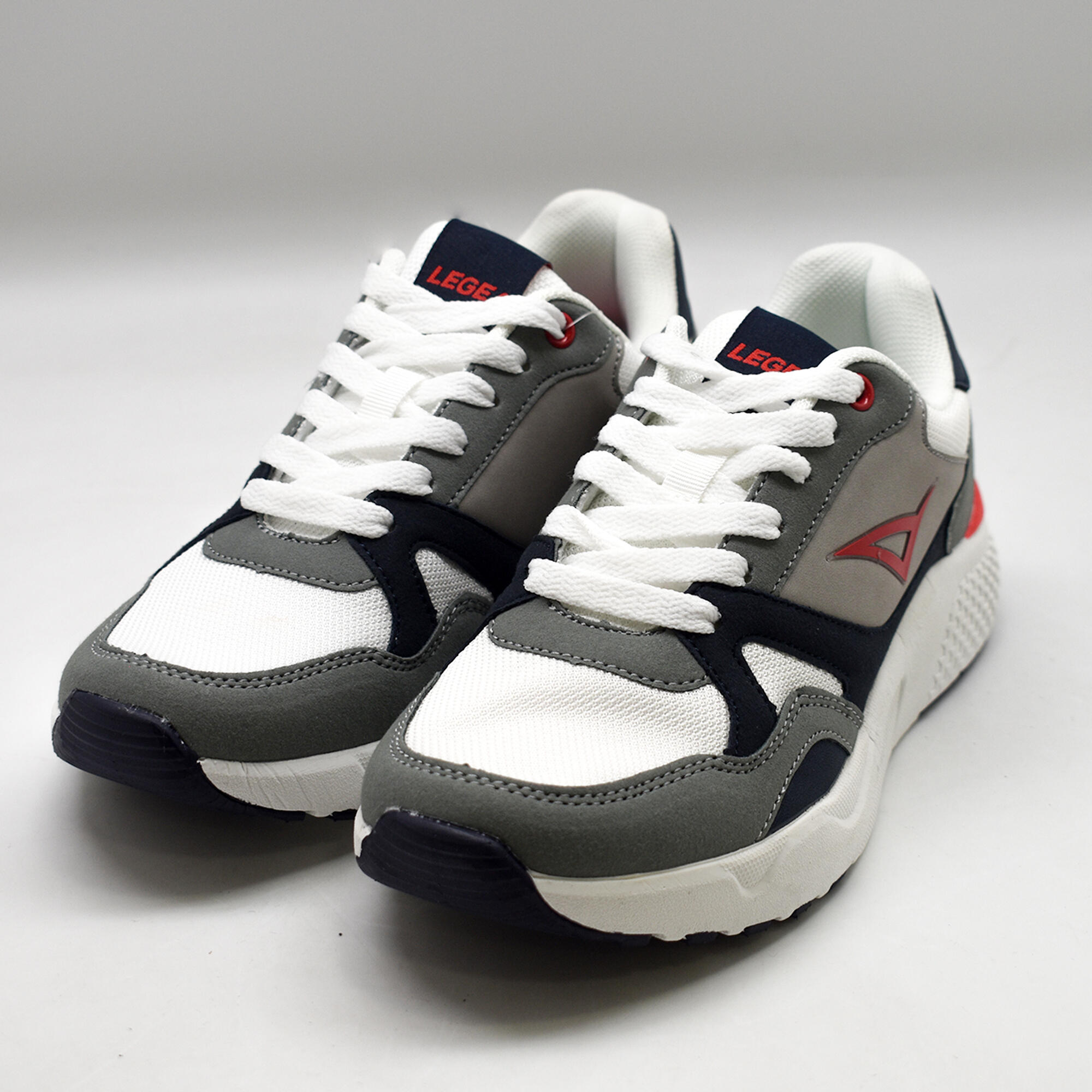 Buty sportowe MORENO biało-szare