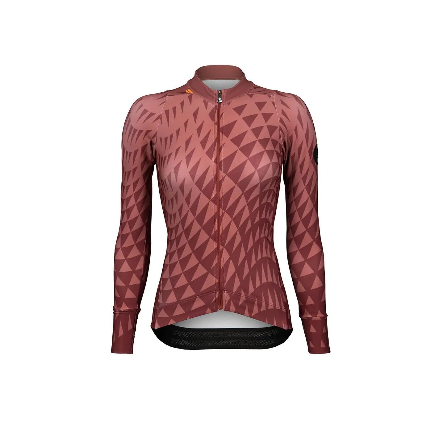 Termoaktywny maillot damski z długim rękawem Etxeondo Aran Essentials