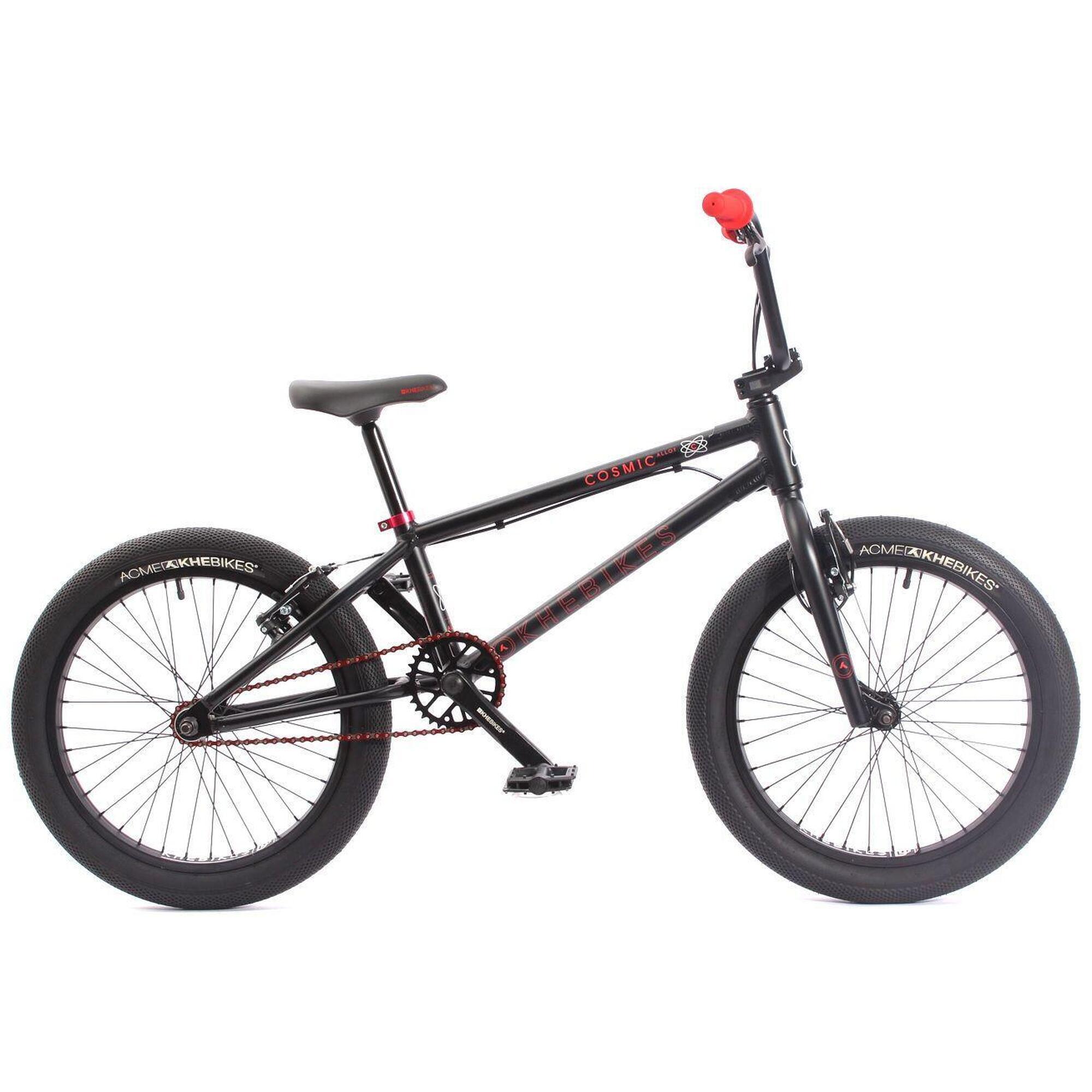 Rower BMX dziecięcy aluminiowy COSMIC AL czarny 20 cali 10 6 kg