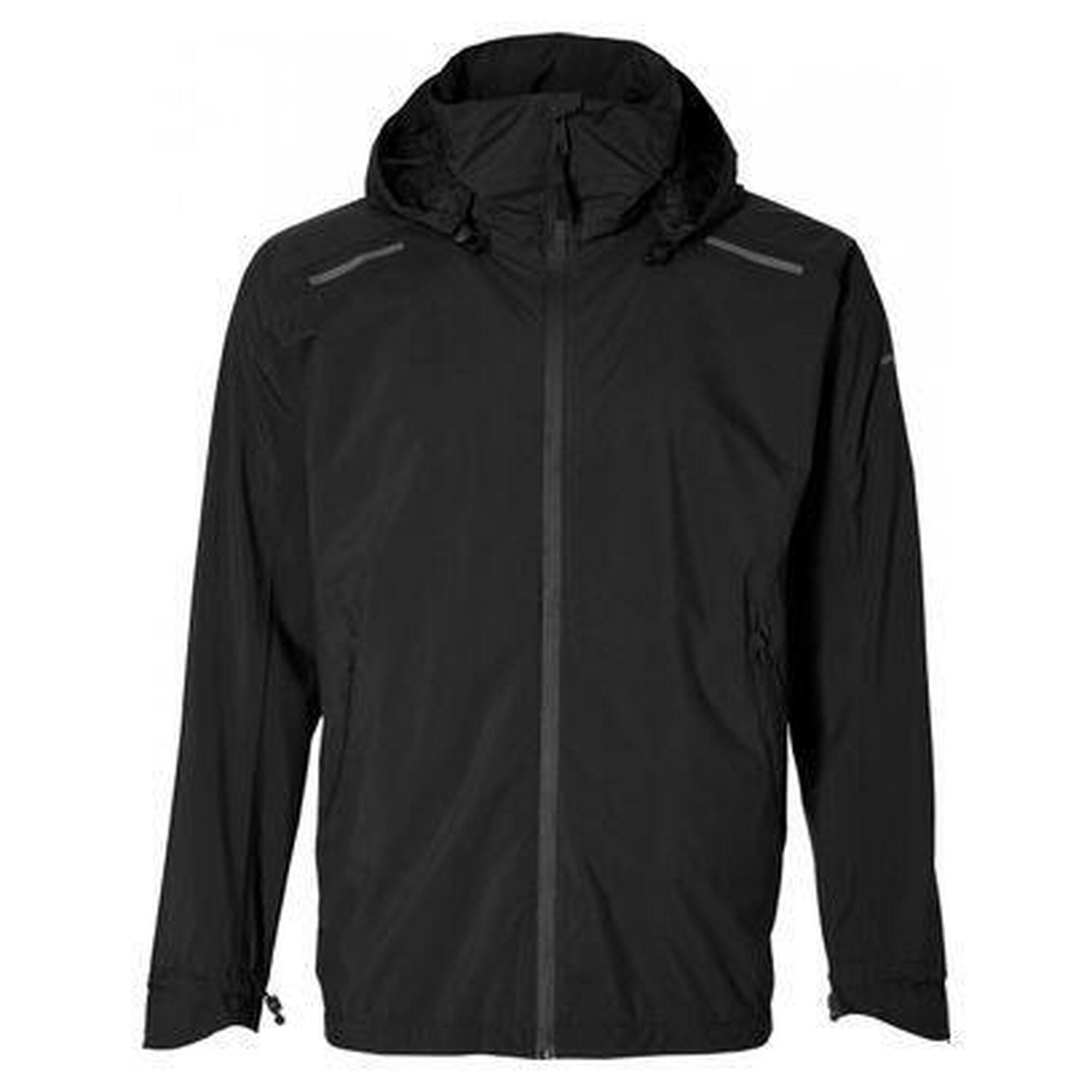 Męska rowerowa kurtka przeciwdeszczowa Skane czarna