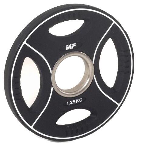 Obciążenie sztangi PU 4-Grip - 1,25 kg
