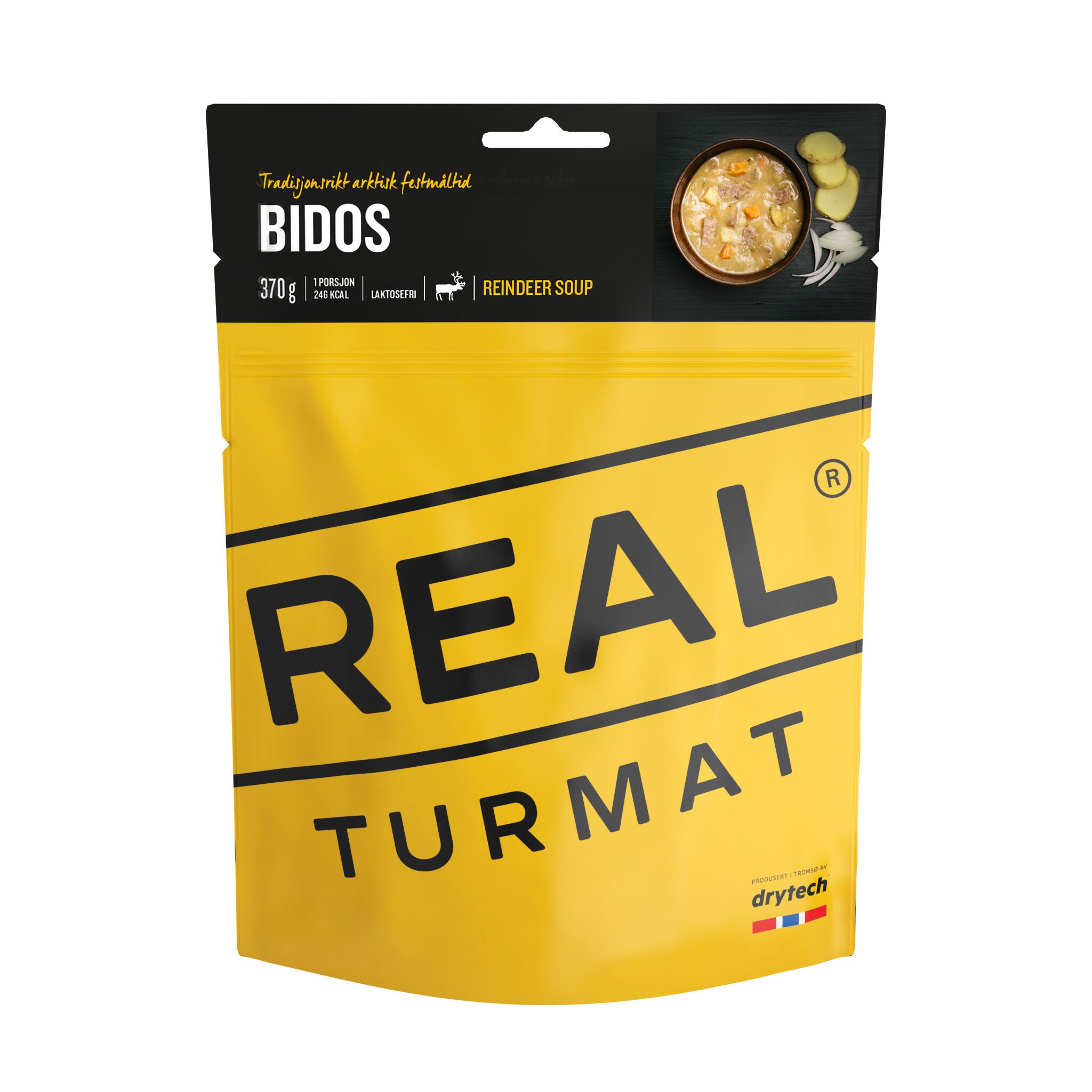 Liofilizat Real Turmat Bidos - zupa z mięsa renifera 370 g