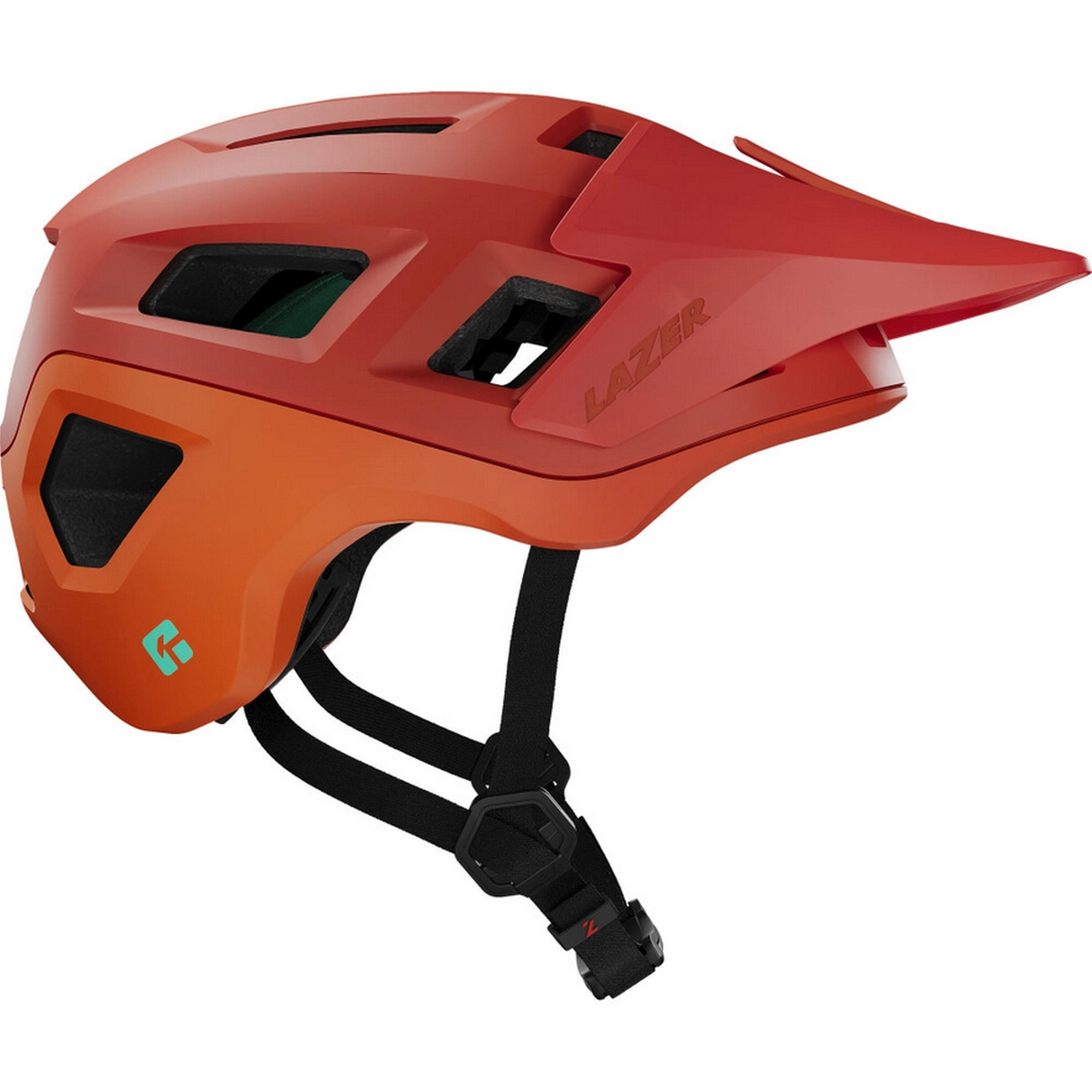 Kask MTB Coyote KinetiCore  pomarańczowy