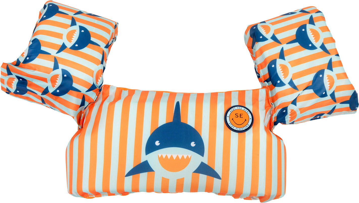 Swim Essentials Puddle Jumper - Multicolor - Tropical Shark - 2/6 Years