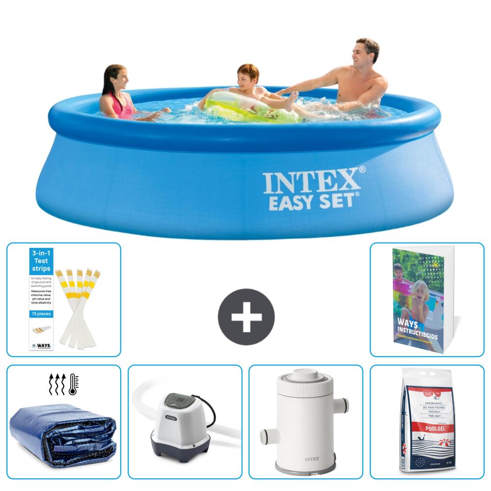 INTEX Basen Easy Set Okrągły - 305x76 cm - 7-częściowy S155