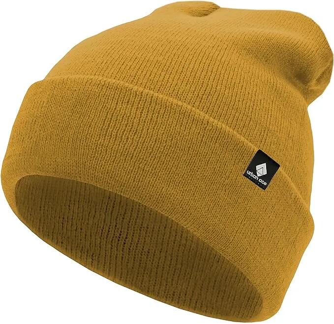 Czapka dziecięca Urban Ace 100% bawełna - one size, musztardowa
