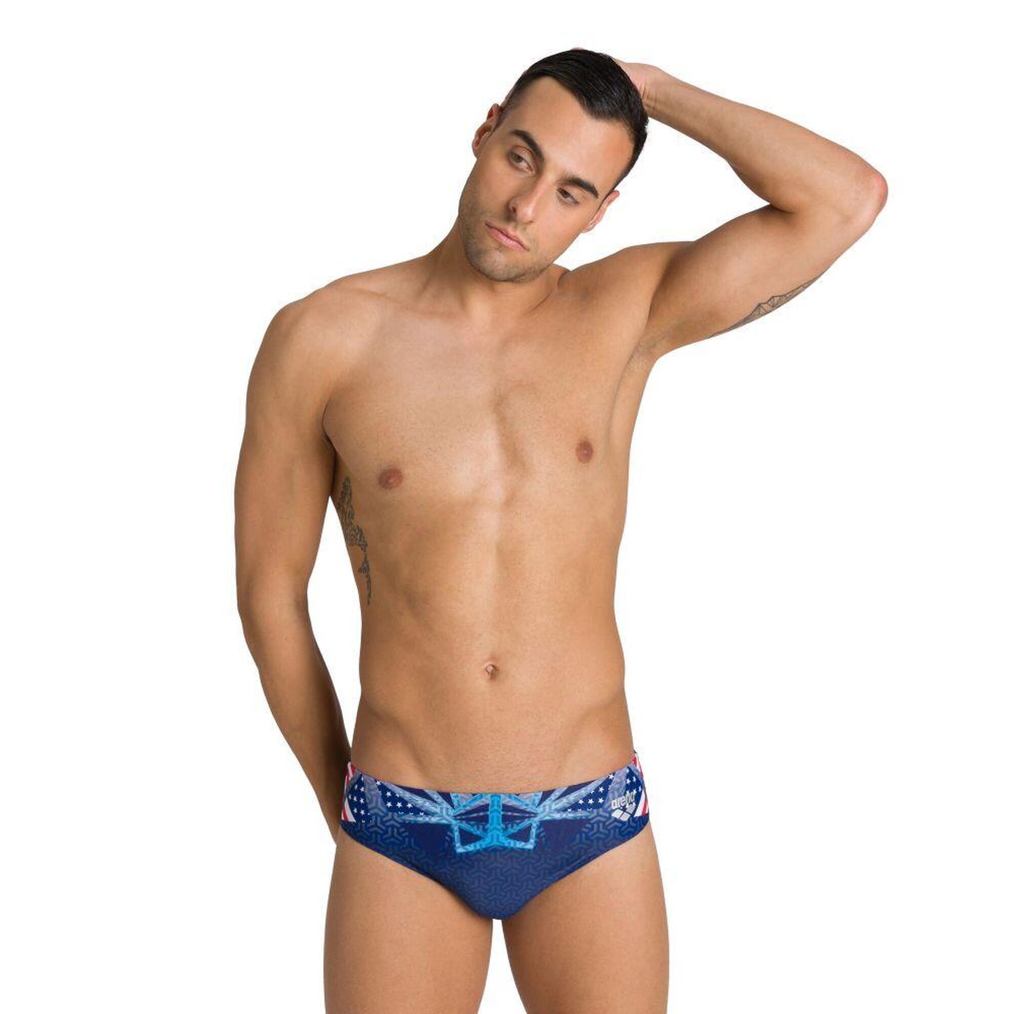 Kąpielówki slipy męskie na basen Arena OG Brief US