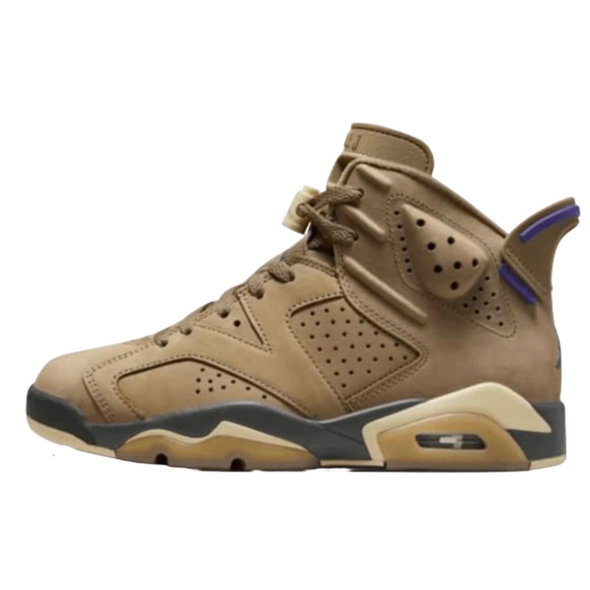 Buty do chodzenia dla dorosłych Air Jordan 6 Retro Gore-Tex Brown Kelp