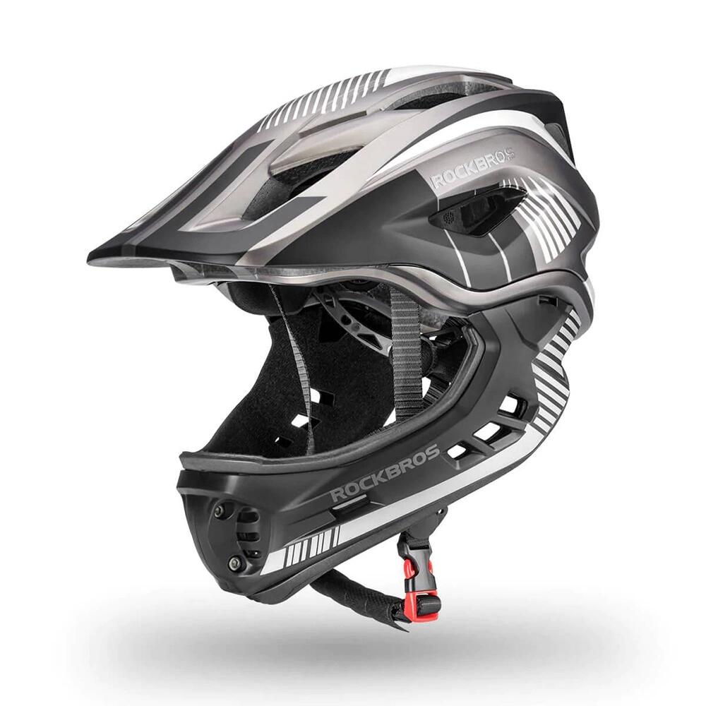 Kask rowerowy dla dzieci z odczepianym podbródkiem