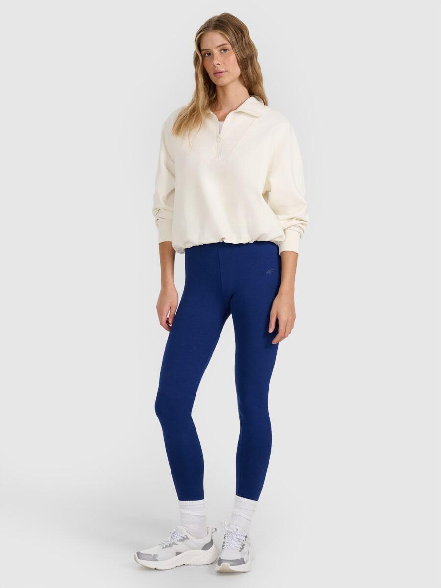 Legginsy fitness damskie z wysokim stanem